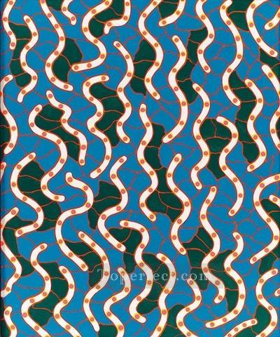 waves on the hudson river 1988 Yayoi Kusama Japanese Oil Paintings